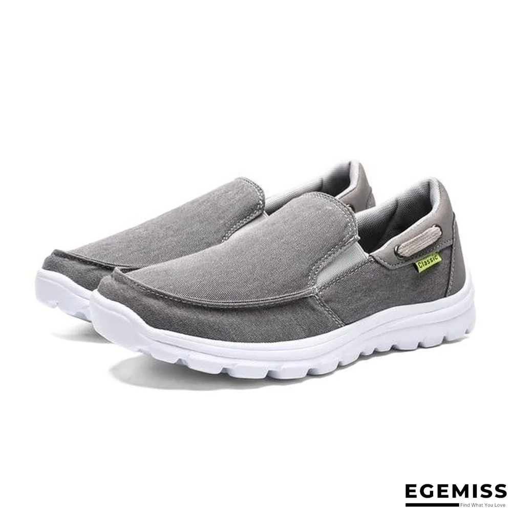 Men Canvas Casual Breathable Footwear Plus size Flat Shoes | EGEMISS