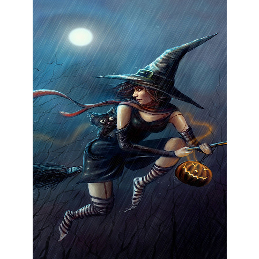 

Witch - Round Drill Diamond Painting - 30*40CM, 501 Original