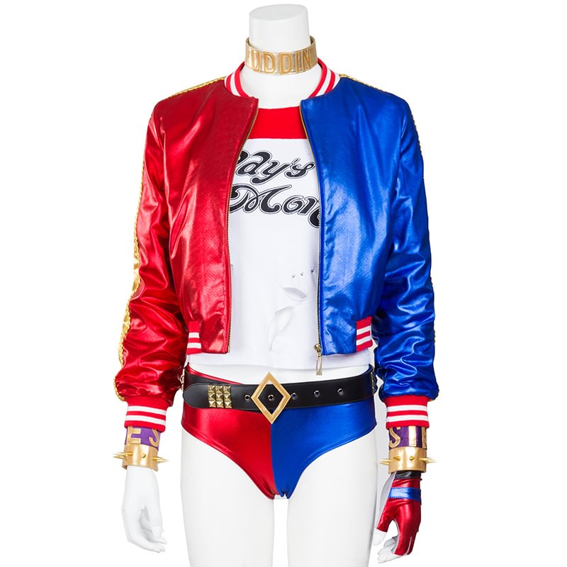 Dc Comics Suicide Squad Harley Quinn Coat Cosplay Costume