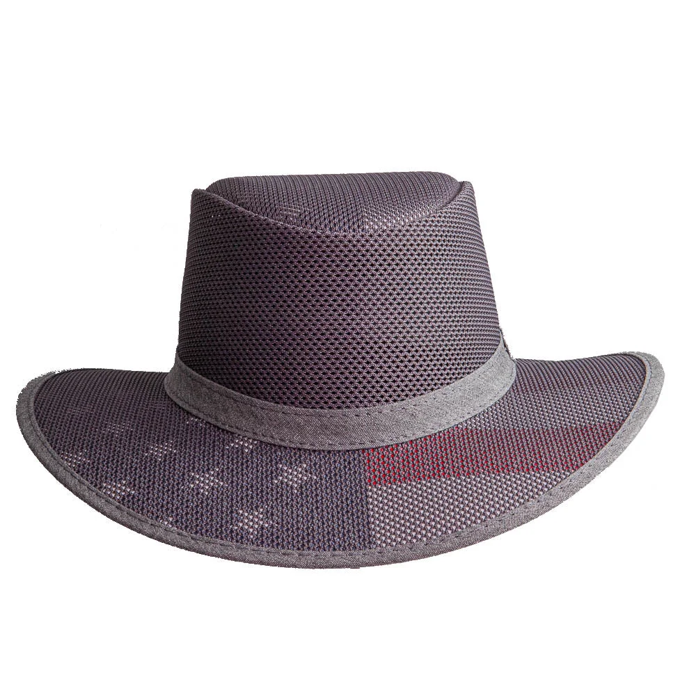 Patriotic Cooler - Mens Wide Brim USA Sun Hat
