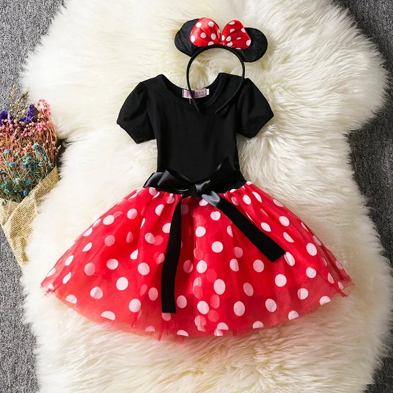 Uveng Baby Girls Dress for Summer Flower Lace Vestidos Wedding Party Kids Dresses for Girls Pearls Tulle Princess Children's Dresses