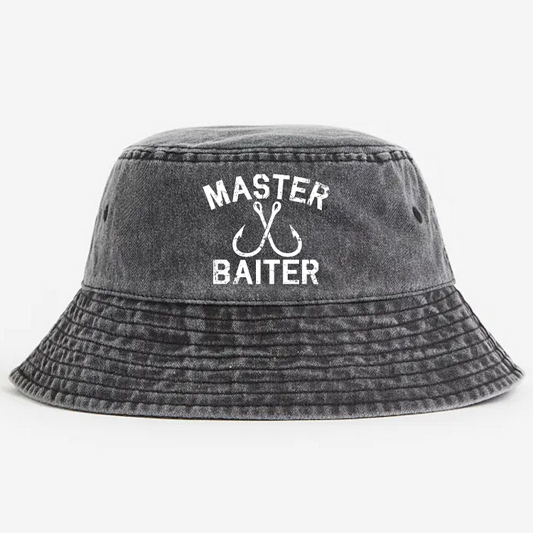Master Baiter Funny Fishing Bucket Hat
