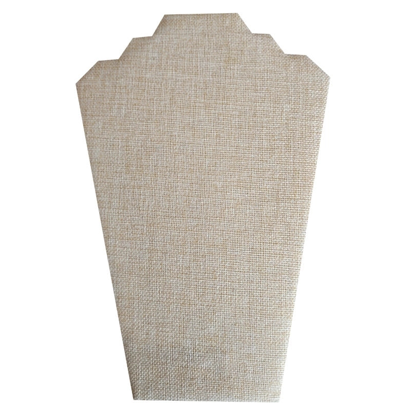 Casual Minimalist Solid Color Flannel Patchwork Jewelry Display