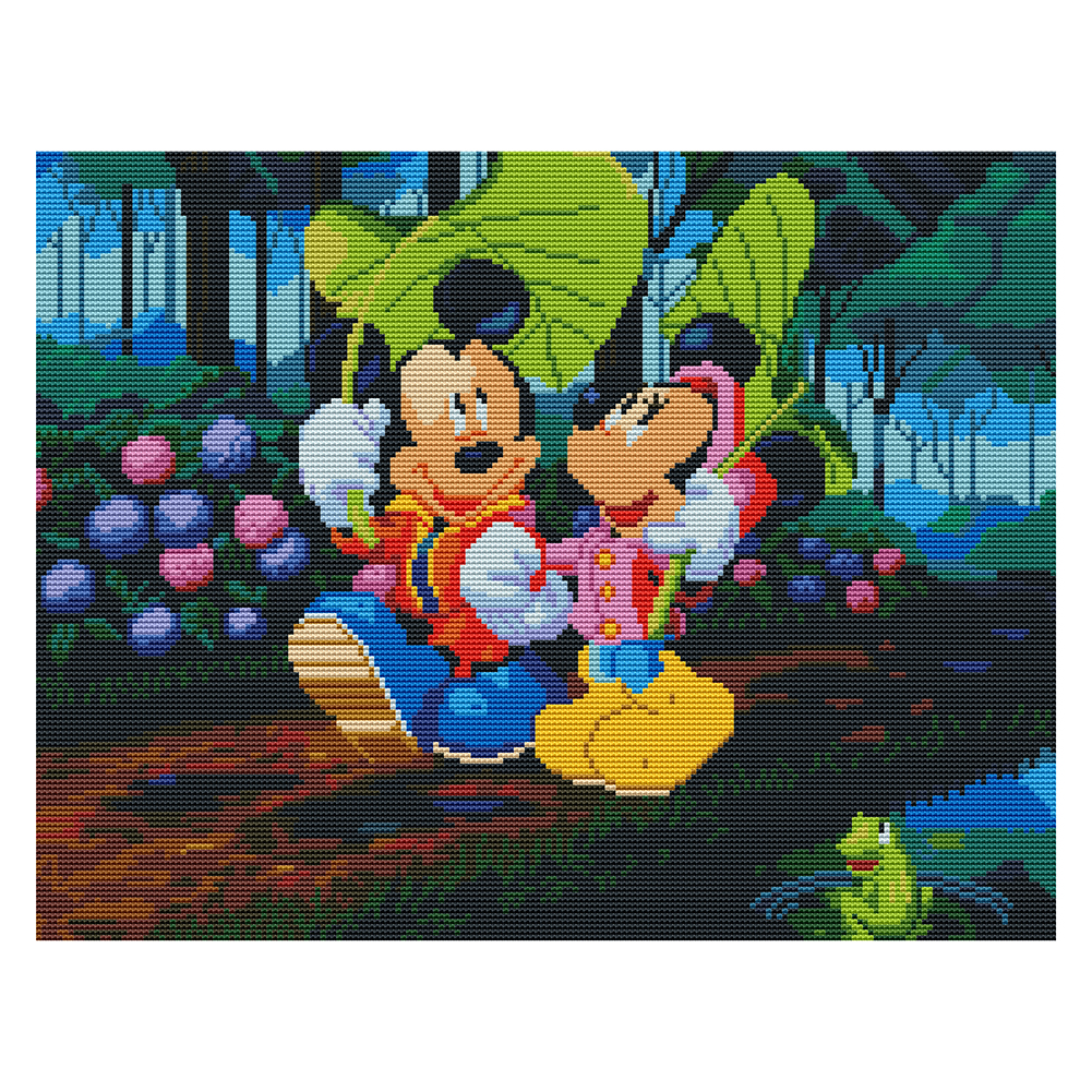 

Mouse - 11CT Stamped Cross Stitch - 50*40CM, 501 Original