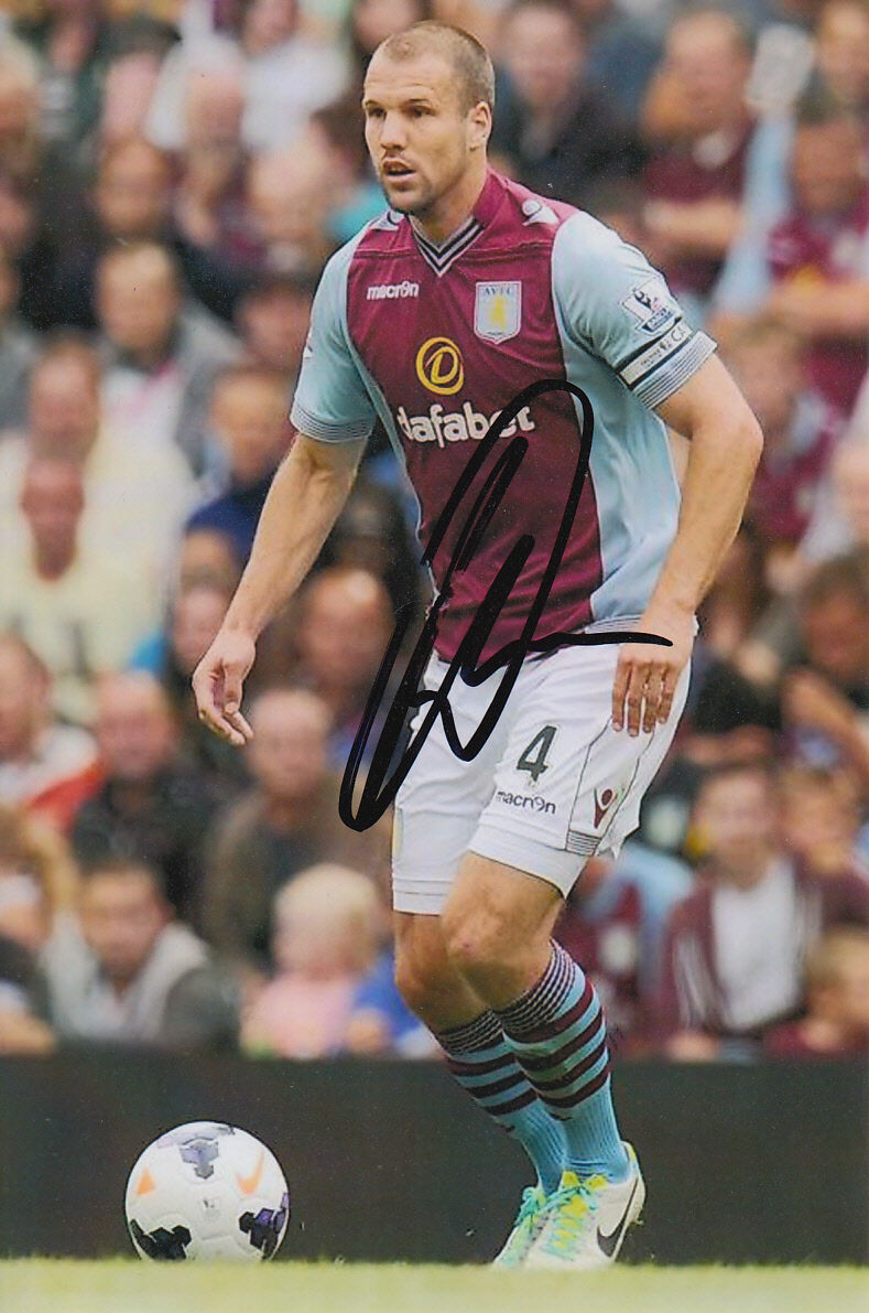 ASTON VILLA HAND SIGNED RON VLAAR 6X4 Photo Poster painting 2.