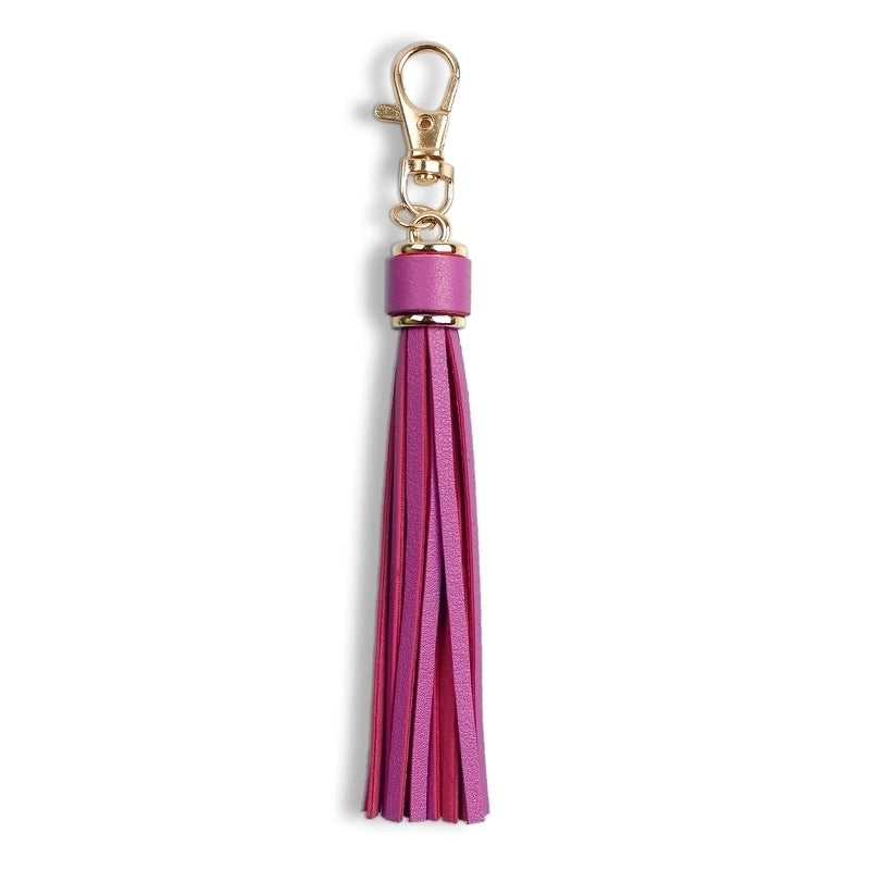 Retro Tassel Pu Leather Alloy Unisex Bag Pendant Keychain