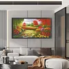 Autumn Colors Of Lotus Pond - 14CT Stamped Cross Stitch 103*58cm/40.55*22.83in