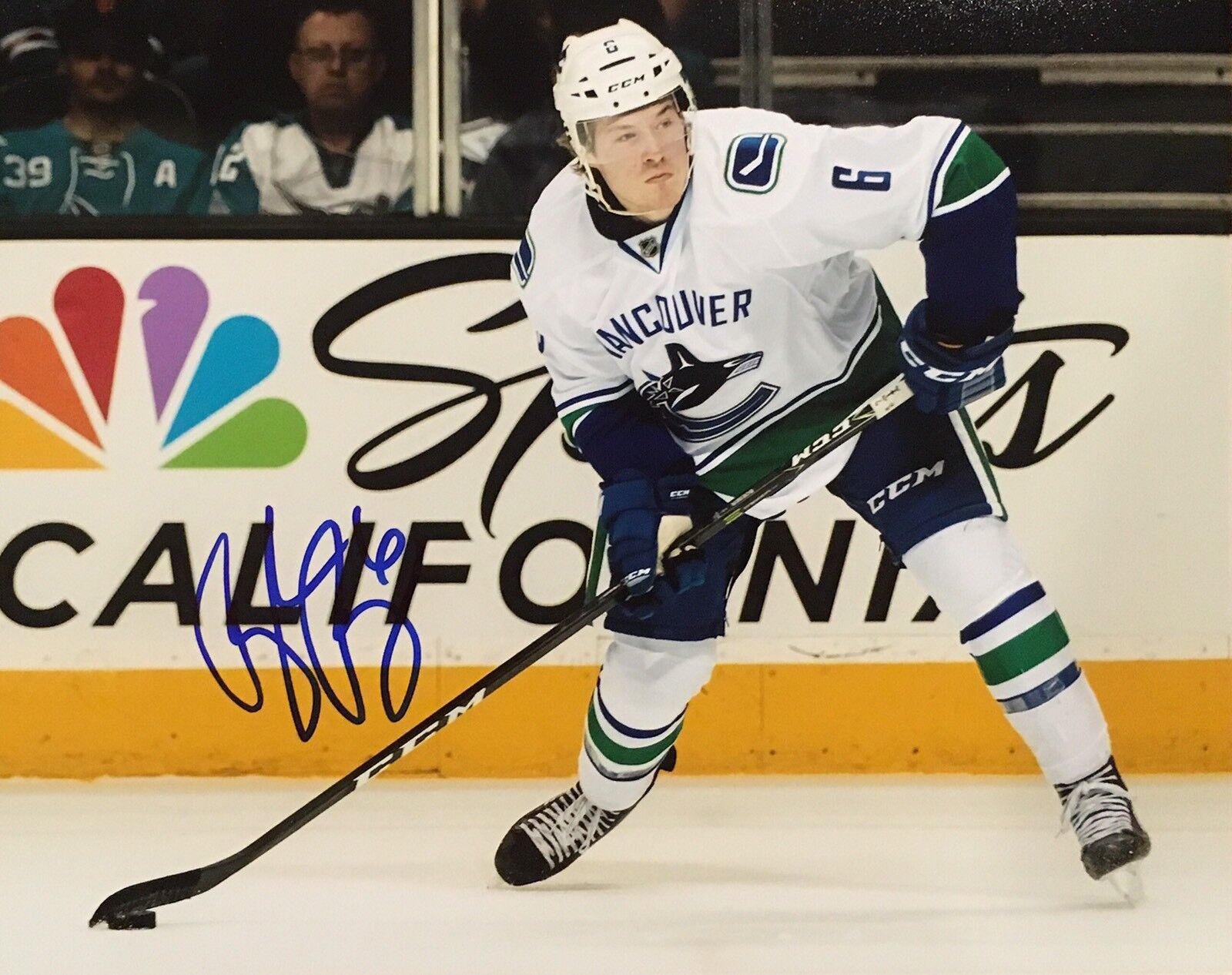 PROOF! BROCK BOESER Signed Autographed 8x10 Photo Poster painting VANCOUVER CANUCKS