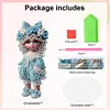 Diamond Painting Cute Girl Desktop Ornaments Kit for Home Office Decor