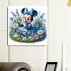 Blume Cartoon Figuren - runder Bohrer Diamantmalerei - 40*40cm