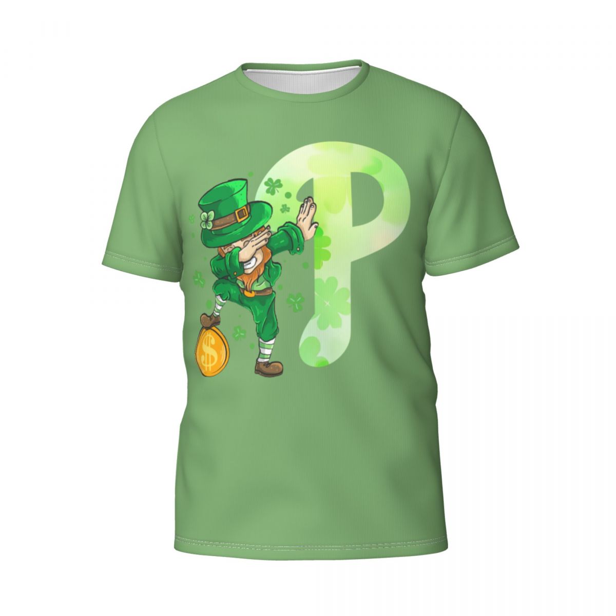 Philadelphia Phillies St Patrick's Day Dabbing Leprechaun T-Shirt Men's