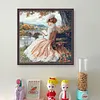 Victorian Girl-14CT Stamped Cross Stitch 50*50cm/19.69*19.69in