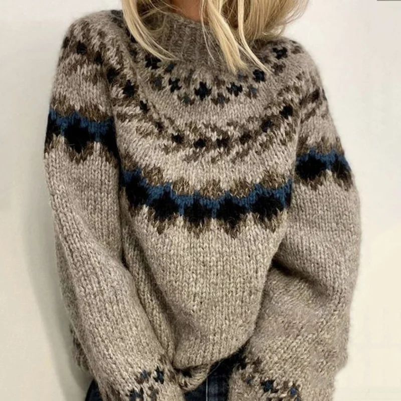 Vintage Fairman Island Jacquard Sweater