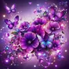 Fantasy Flowers-11CT Stamped Cross Stitch 40*40cm/15.75*15.75in