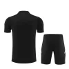 Germany 24-25 Short-sleeve Tracksuit Black Chandal  
