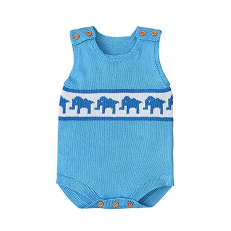 Autumn Winter Infant Baby Romper Newborn Baby Boy Girl Cute Lion Head Braces Clothes Rompers Baby Boys Girls Knitted Rompers