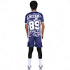 Personalized soccer uniform set includes jersey and shorts ideal for matches training or casual play sessions soccer jersey