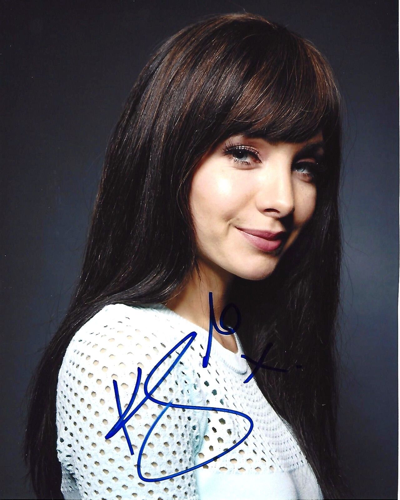 KSENIA SOLO SIGNED AUTHENTIC 'LOST GIRL' 8X10 Photo Poster painting D w/COA KENZI SEXY ACTRESS