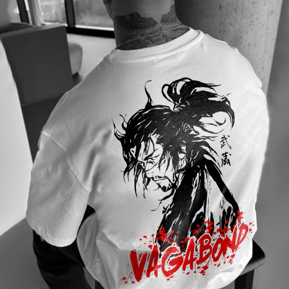 Vagabond Musashi Oversize Printed Men's T-shirt