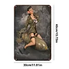 Military Girl - Metal Tin Signs(8*12Inch/12*16Inch) - Garage&Transport