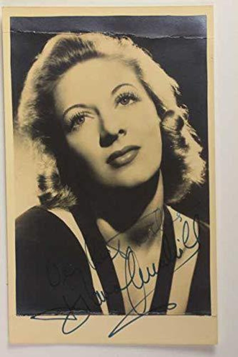 Diana Churchill (d. 1963) Signed Autographed Vintage Photo Poster painting Postcard - COA Matching Holograms