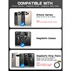 Mobile Phone Magsafe Strong Magnetic Folding Metal Bracket Card Bag Storage Box Handheld Multi-Function AirTag Anti-Lost Support Rack Lazy Desktop Vertical Stable Card Holder Wallet