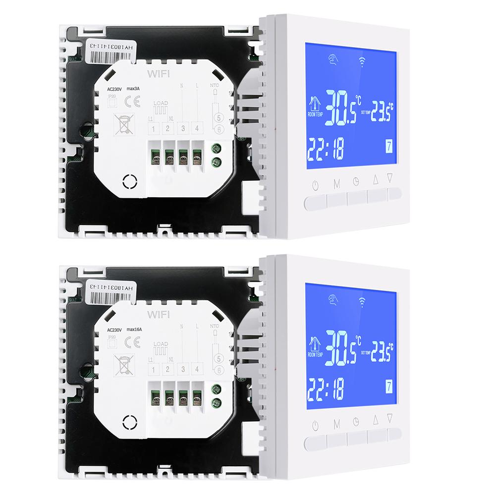 

Smart LCD Touch Screen Wifi Heating Thermostat Room Temperature Controller, 3a water thermostat, 501 Original