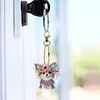 6Pcs chien double face - 5d bricolage artisanat porte-cl&eacute;s