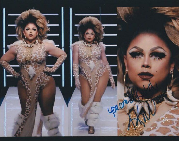 Kalorie Karbdashian Williams (RuPaul's Drag Race) signed 8x10 Photo Poster painting In-person