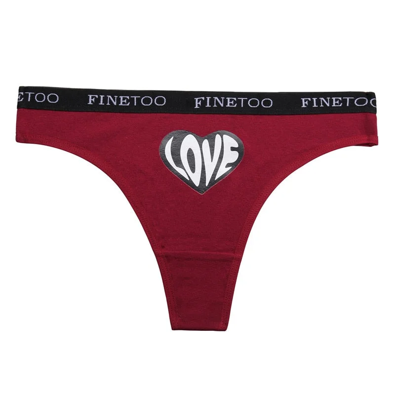 Front Heart Pattern Panties Women Cotton Underwear Sexy Briefs Panties Female Underpants Intimates Lingerie Ladies Cotton Pantys