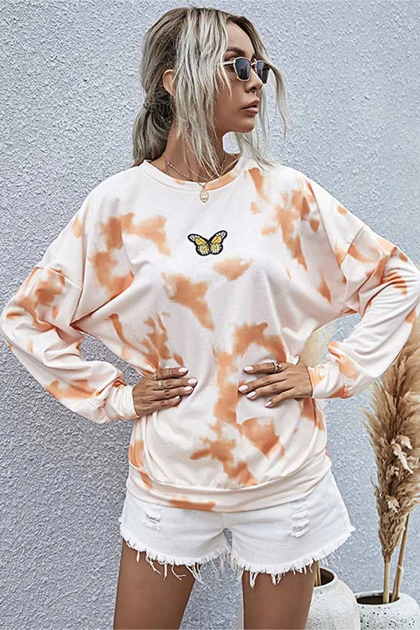 Fashion Casual Long Sleeve Print Pullover