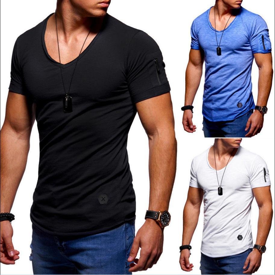 Hugoiio™ Arm Pocket Men Casual T-Shirts