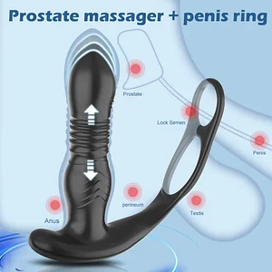 App Remote Control Thrusting Vibrating Prostate Massager