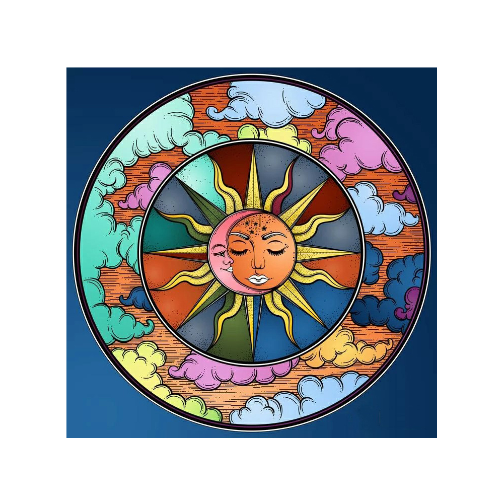 

Sun Mandala - Round Drill Diamond Painting - 30*30CM, 501 Original