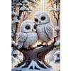 Snow Owl - 11CT Stamped Cross Stitch 40*60cm