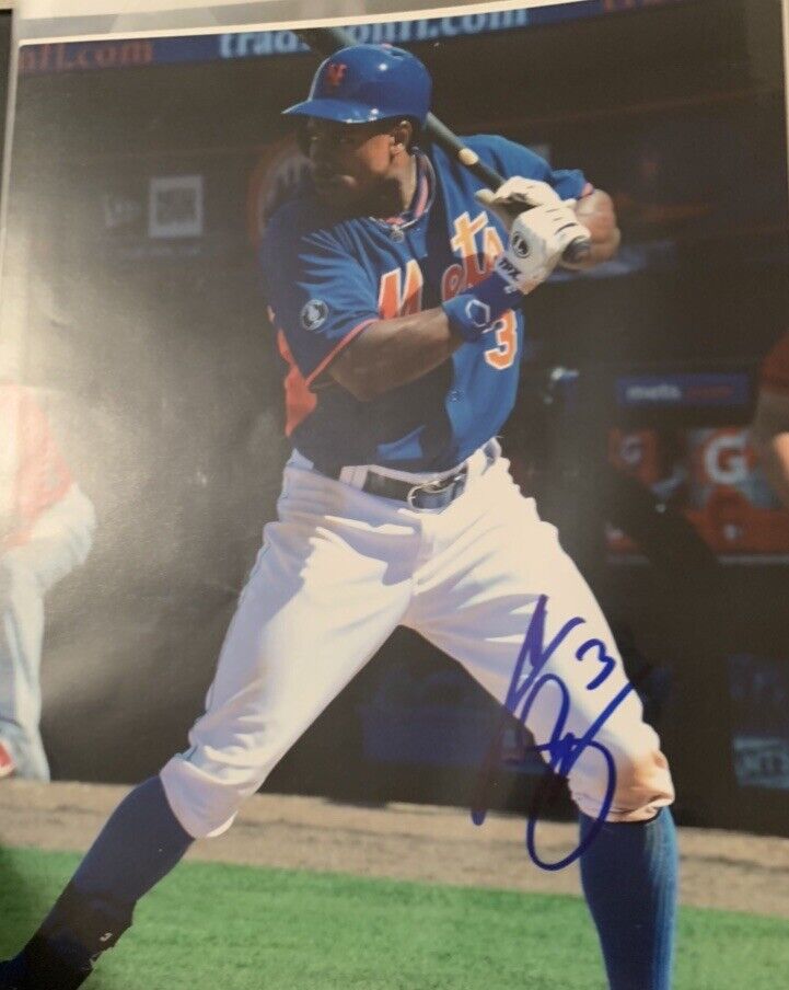 curtis granderson Signed Auto 8x10 Pic Photo Poster painting Mets