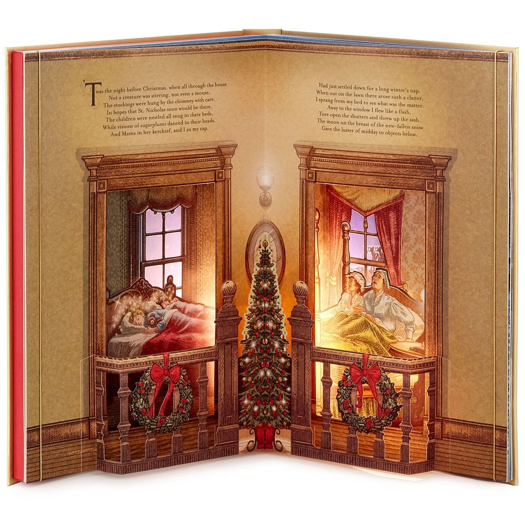 usborne night before christmas pop up