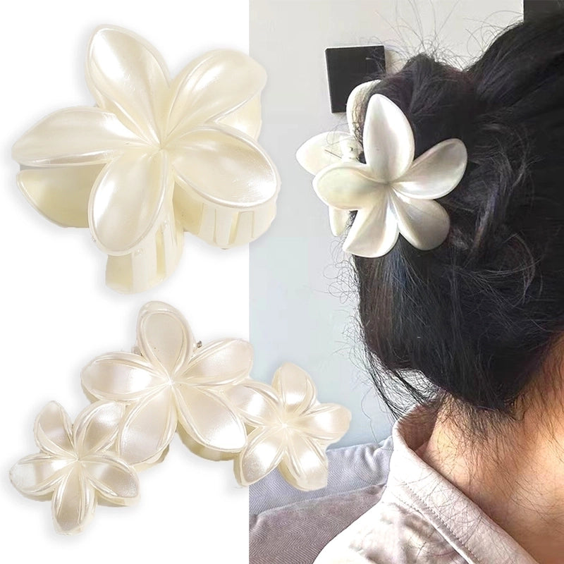 Women's Vacation Minimalist Flower Plastic Hair Claws
