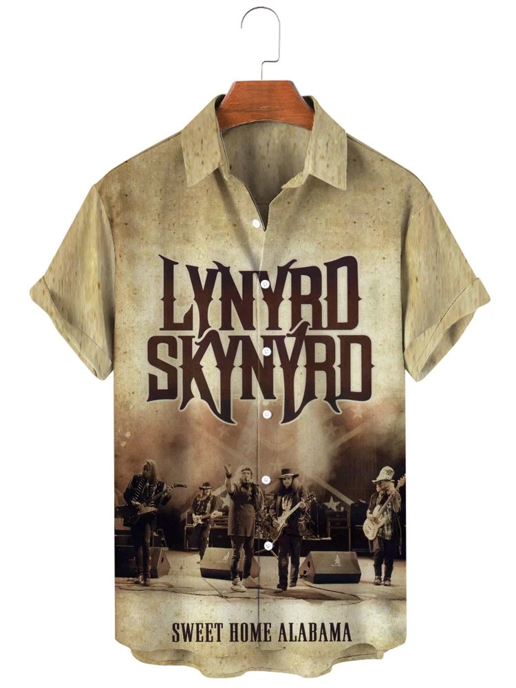 Teecade Teecade Lynyrd Skynyrd Art Print Shirt