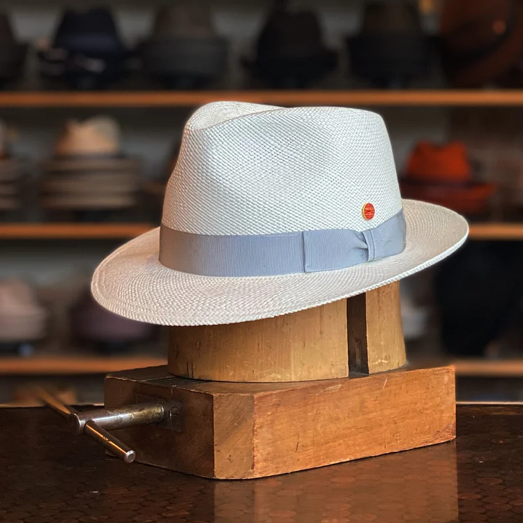 Can be rolls up for packing -Handmade panama hat-Manuel
