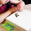 1Pcs 24 Alphabet R-DIY Diamond Painting KeyChain