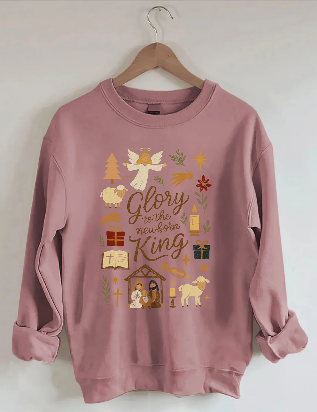 Glory To The Newborn King Sweatshirt