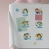 (US Local)6Pcs Acrylic Special Shape Fishing Diamond Painting Fridge Magnet for Home Decor