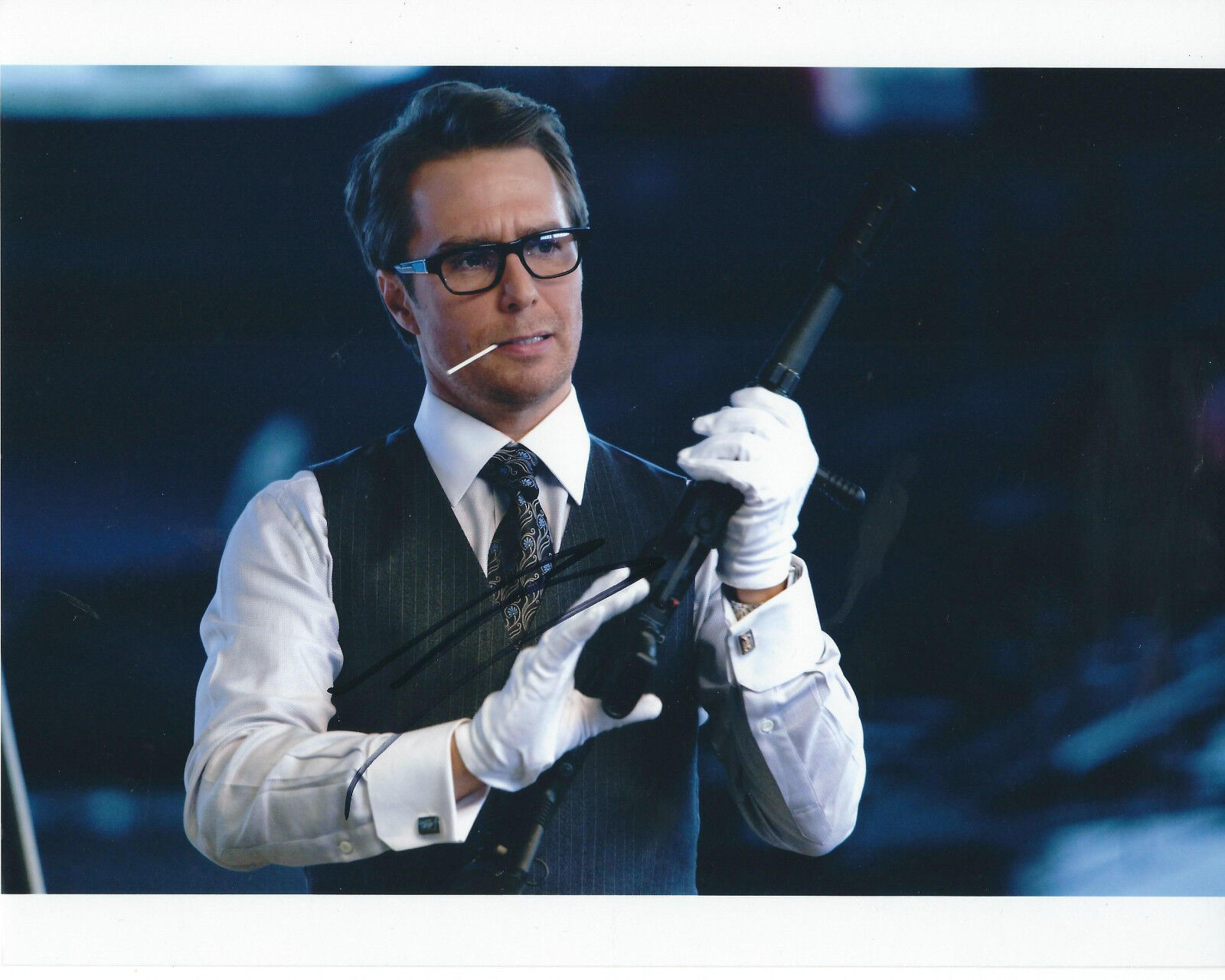 SAM ROCKWELL IRON MAN 2 AUTOGRAPHED Photo Poster painting SIGNED 8X10 #3 JUSTIN HAMMER