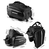 Bike Rack Bag with Reflector & Shoulder Strap Bicycle Trunk Pannier Bicycle Bag