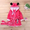 Winter Kid Baby Boy Girl Cartoon Robe Bathrobe Sleepwear Pajamas