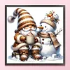 【Limited Stock Sale】Winter Coffee Gnome-11CT Stamped Cross Stitch 40*40cm tapestrymarket