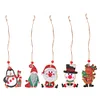 5pcs/set DIY Christmas Diamond Drill Dots Painting Crystal Xmas Trees Hanging Pendant Kits