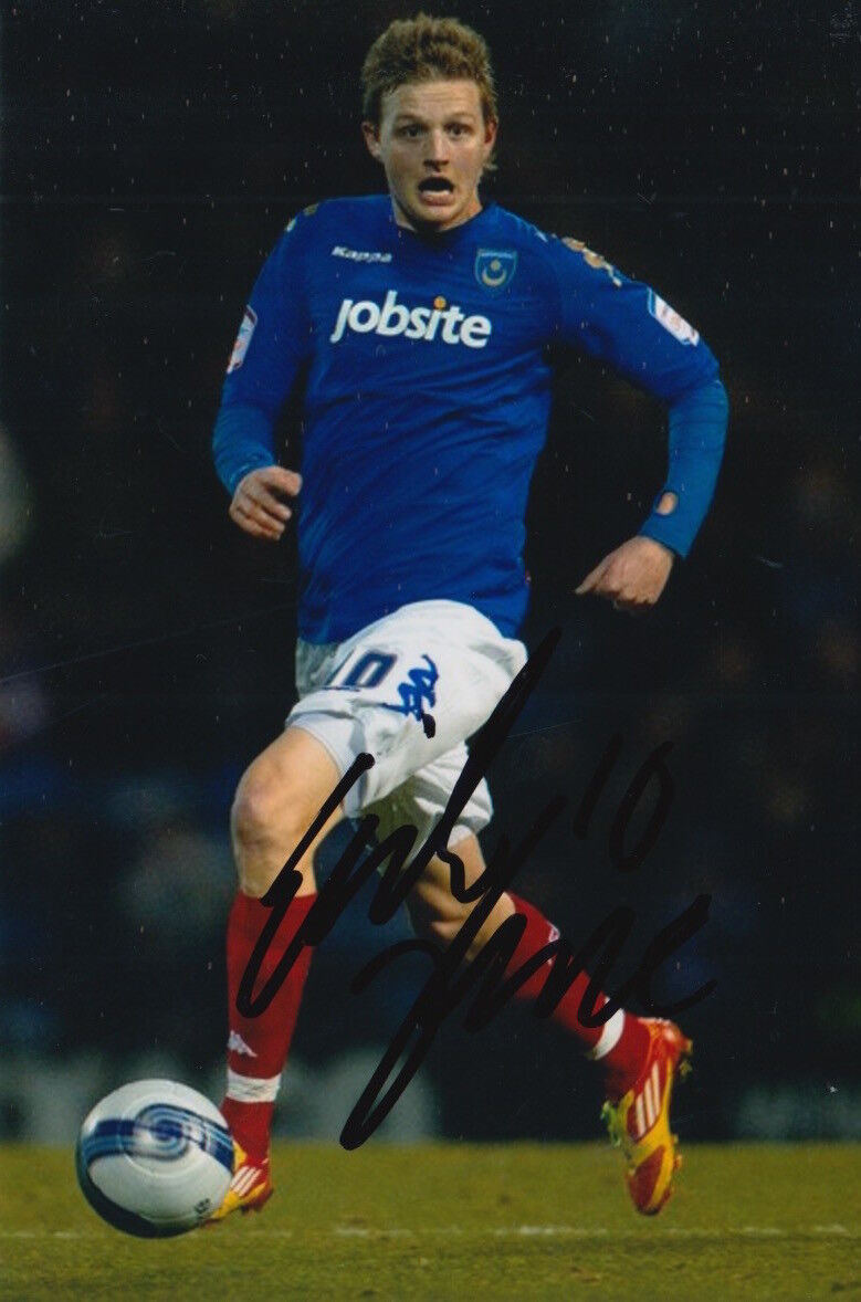 PORTSMOUTH HAND SIGNED ERIK HUSEKLEPP 6X4 Photo Poster painting.