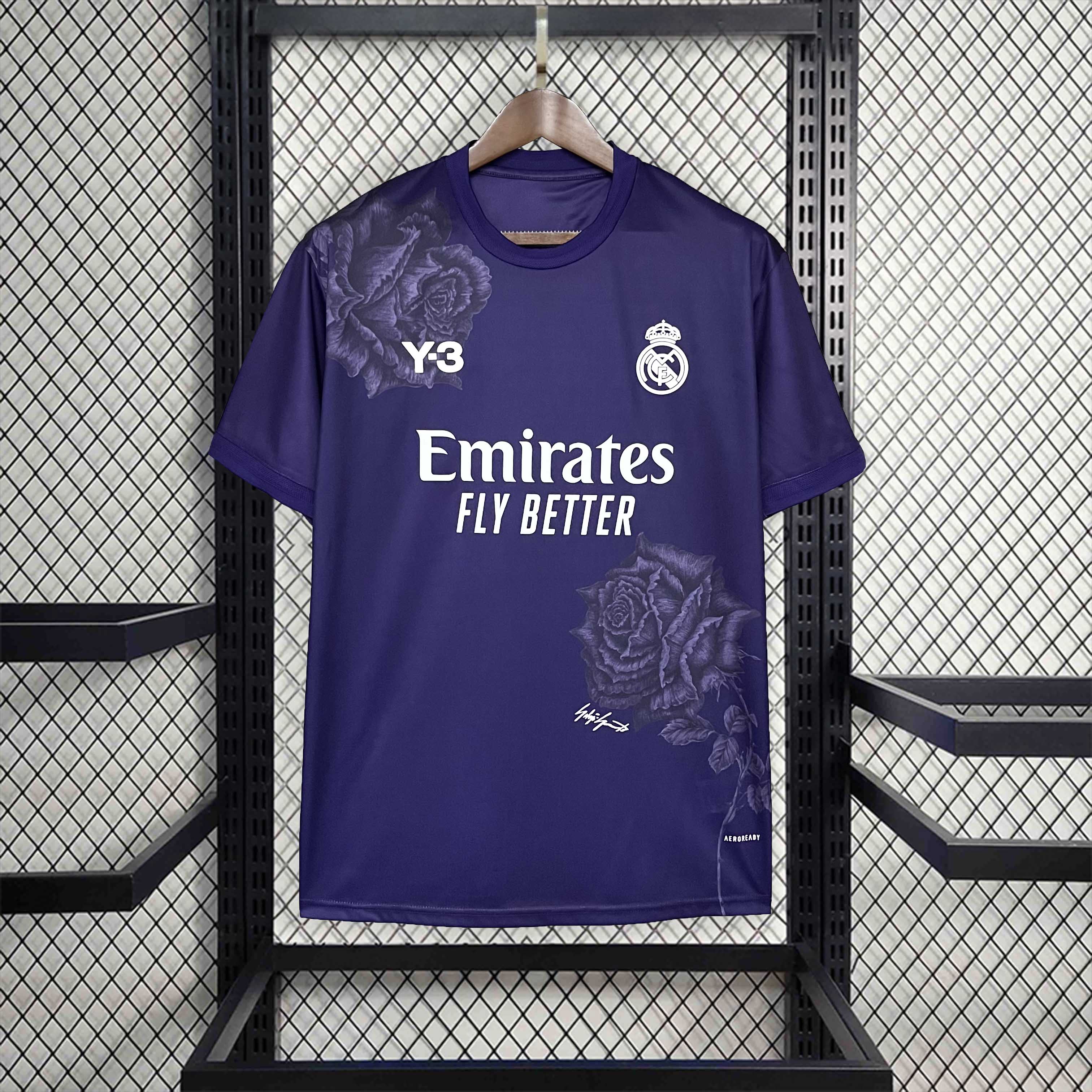 Real Madrid 23-24 Y3 Purple Special Edition Jersey - Fans Version
